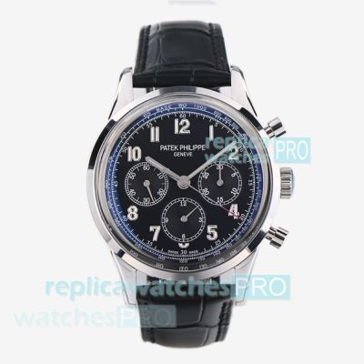 TW Factory Swiss Replica Patek Philippe Complications 7750 Chronograph Blue Dial Watch 
